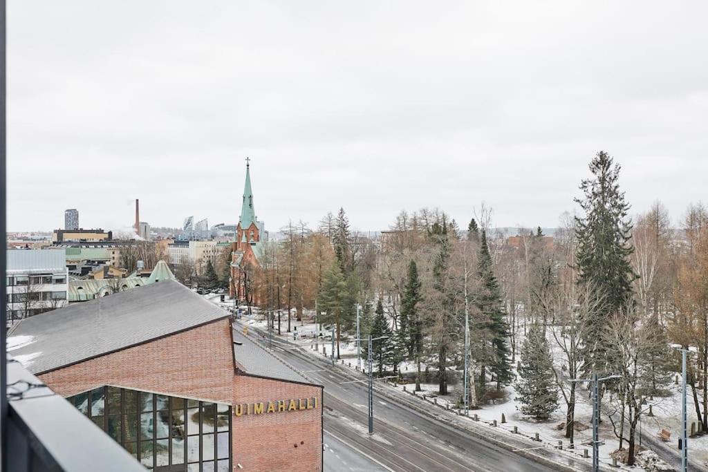 Rauhallinen Kolmio Omalla Saunalla Tampereen Keskustassa Eksteriør billede